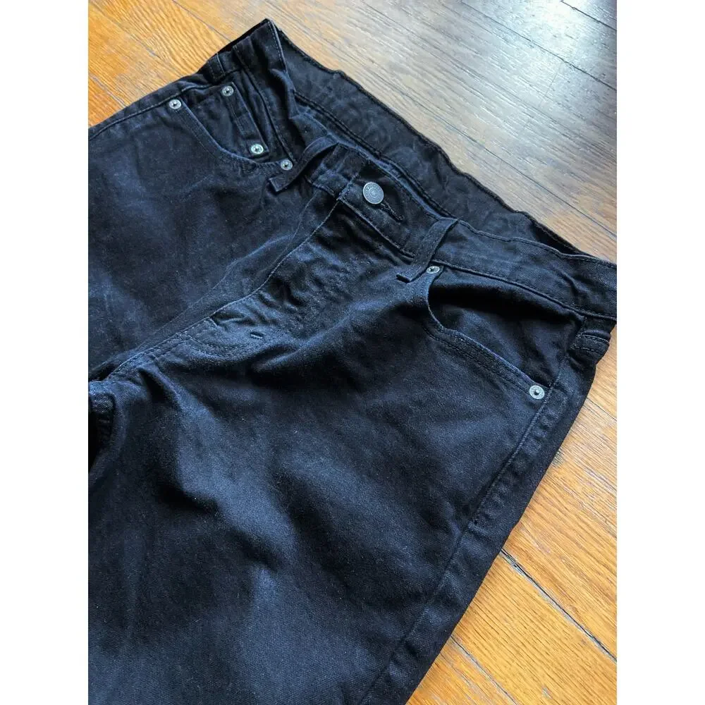 LEVI'S 541 Black Straight-Fit Flex Jeans Mens sz 32x30